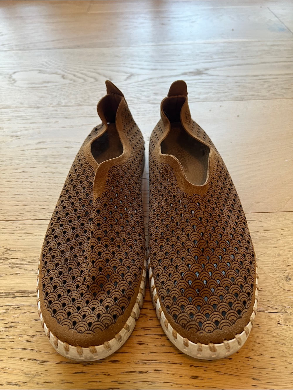 Ilse Jacobsen Tan Slip-On Shoe